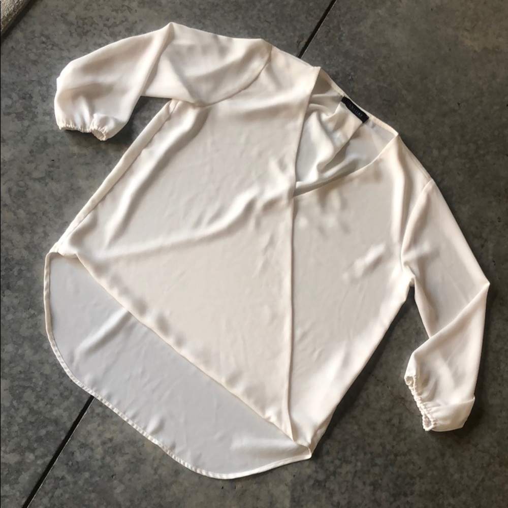 Abbeline Wrap Front Blouse